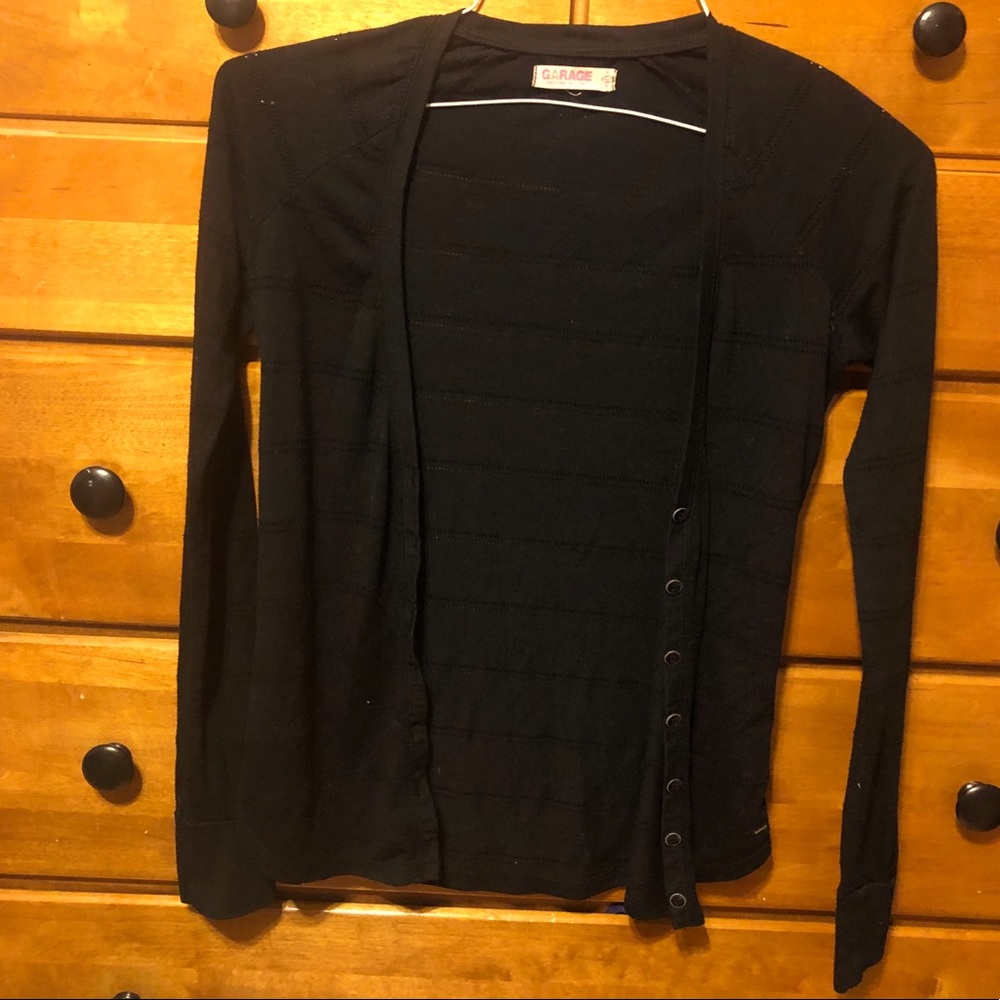 Black Cardigan from Garage